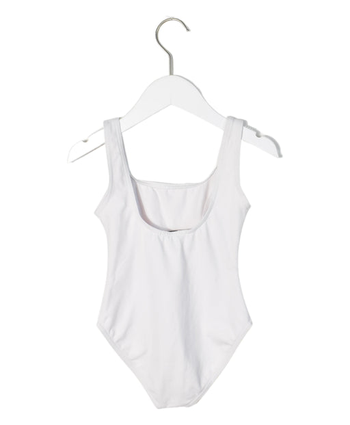 A White Leotards from Repetto in size 6T for girl. (Front View)