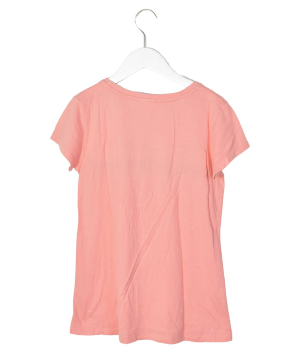 A Pink Short Sleeve T Shirts from Seed in size 10Y for girl. (Back View)