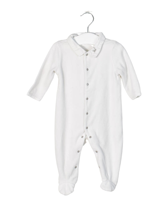 A White Long Sleeve Jumpsuits from Chateau de Sable in size 3-6M for neutral. (Front View)