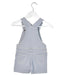 A Blue Overall Shorts from 3Pommes in size 3-6M for neutral. (Front View)