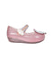 A Pink Flats from Mini Melissa in size 12-18M for girl. (Front View)