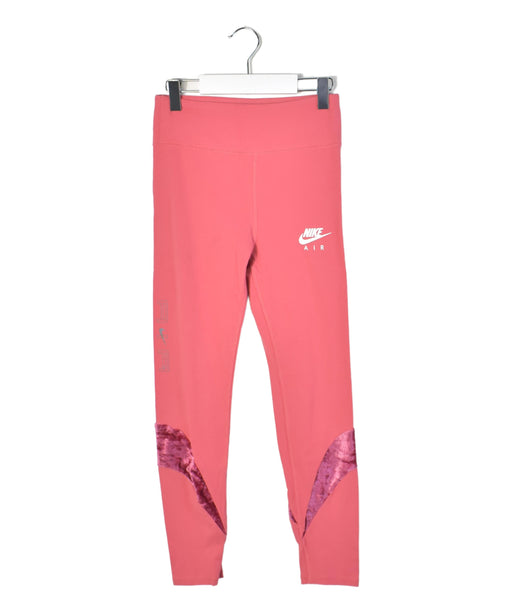 A Pink Leggings from Nike in size L for girl. (Front View)