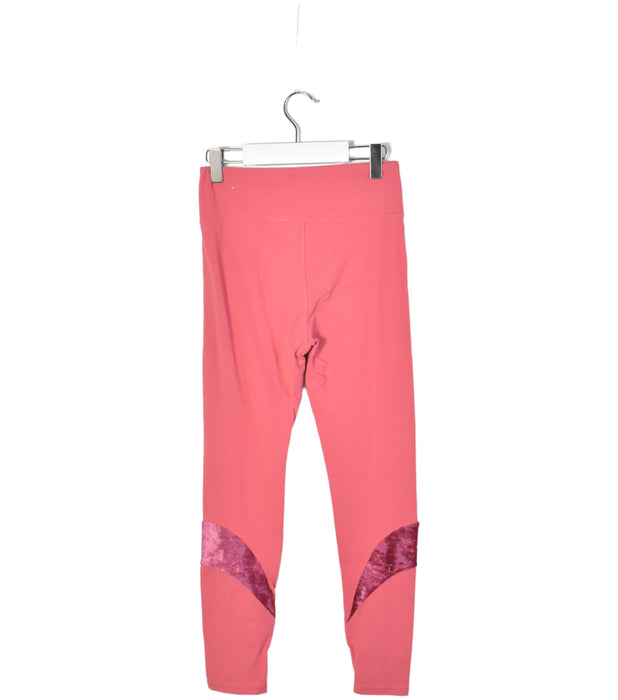 A Pink Leggings from Nike in size L for girl. (Front View)