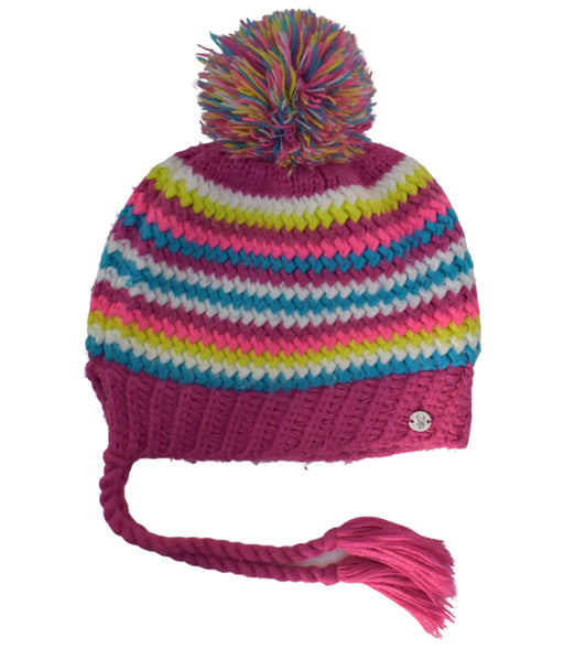 A Purple Beanies from Spyder in size O/S for girl. (Front View)