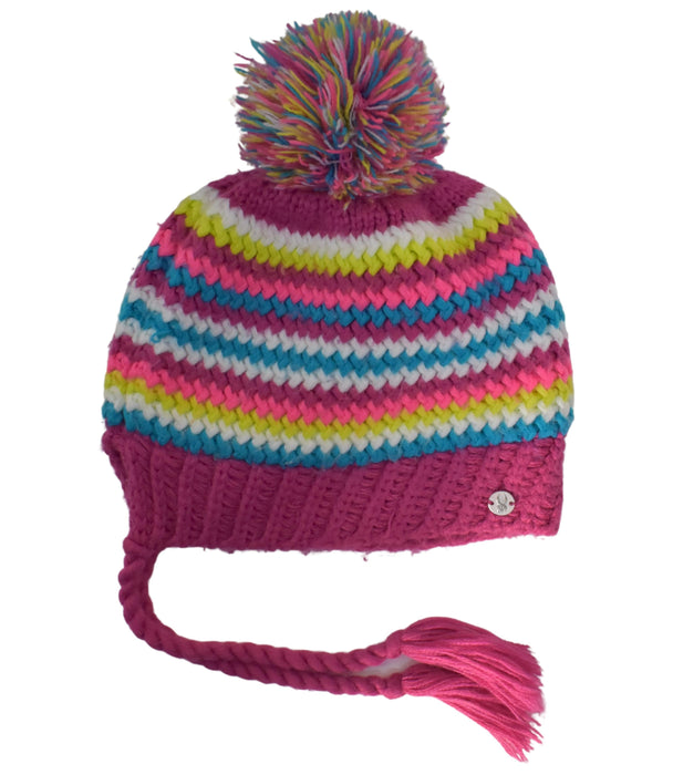 A Purple Beanies from Spyder in size O/S for girl. (Front View)