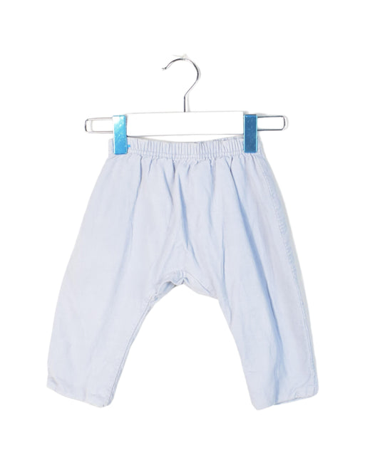 A Blue Casual Pants from Petit Bateau in size 3-6M for boy. (Front View)