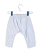 A Blue Casual Pants from Petit Bateau in size 3-6M for boy. (Front View)