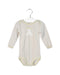 A Grey Long Sleeve Bodysuits from Petit Bateau in size 6-12M for boy. (Front View)