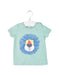 A Teal Short Sleeve T Shirts from Seed in size 3-6M for boy. (Front View)