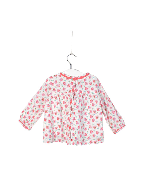 A White Long Sleeve Tops from Monsoon in size 12-18M for girl. (Back View)