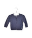 A Navy Cardigans from Petit Bateau in size 3-6M for girl. (Front View)