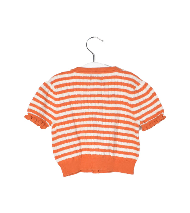 A Orange Short Sleeve Tops from As Little As in size 18-24M for girl. (Front View)