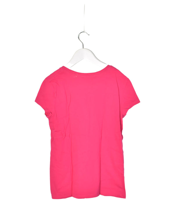A Purple Short Sleeve T Shirts from Polo Ralph Lauren in size 12Y for girl. (Back View)