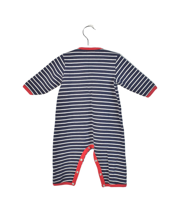 A Black Long Sleeve Jumpsuits from Petit Bateau in size 3-6M for neutral. (Back View)