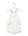A White Overall Shorts from Mayoral in size 6-12M for neutral. (Front View)