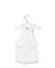 A White Overall Shorts from Mayoral in size 6-12M for neutral. (Back View)