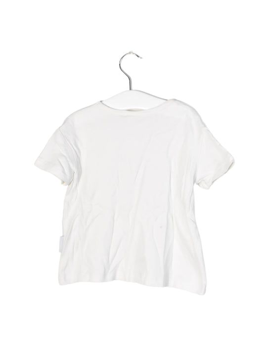 A White Short Sleeve T Shirts from Sea Apple in size 4T for girl. (Back View)