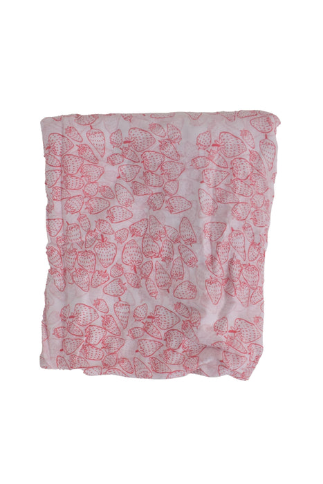 A Red Swaddles from Le Petit Society in size O/S for girl. (Front View)