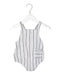 A Grey Overall Shorts from Seed in size 3-6M for neutral. (Front View)