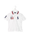 A Red Short Sleeve Polos from Polo Ralph Lauren in size 4T for boy. (Front View)