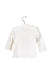 A White Long Sleeve Tops from Seed in size 3-6M for girl. (Back View)