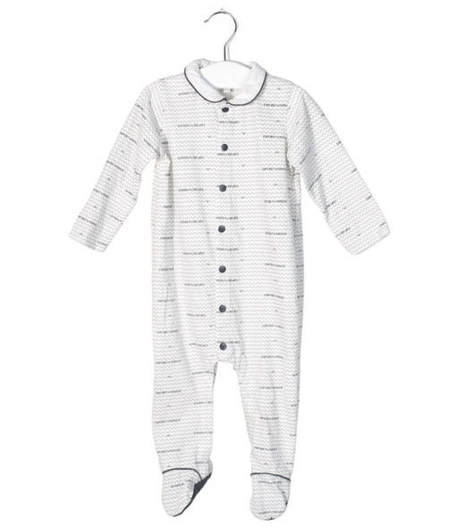 A Black Overall Sets from Emporio Armani in size 12-18M for boy. (Front View)