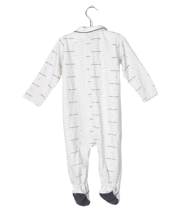 A Black Overall Sets from Emporio Armani in size 12-18M for boy. (Back View)