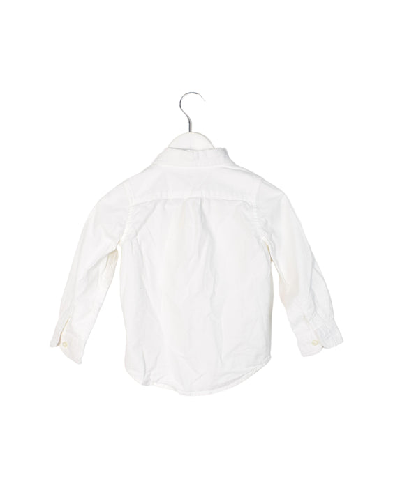 A White Shirts from Janie & Jack in size 2T for boy. (Front View)