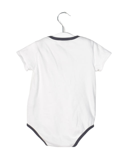 A White Short Sleeve Bodysuits from Emporio Armani in size 6-12M for boy. (Front View)