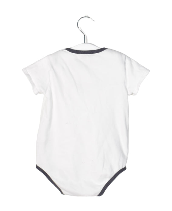 A White Short Sleeve Bodysuits from Emporio Armani in size 6-12M for boy. (Front View)