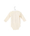 A Yellow Long Sleeve Bodysuits from Molo in size 3-6M for girl. (Front View)