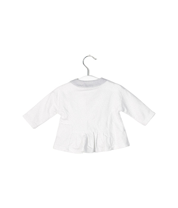 A White Lightweight Jackets from Mayoral in size 0-3M for girl. (Back View)