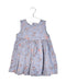 A Blue Sleeveless Dresses from Wheat in size 6-12M for girl. (Back View)