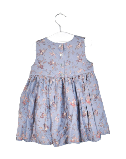 A Blue Sleeveless Dresses from Wheat in size 6-12M for girl. (Front View)