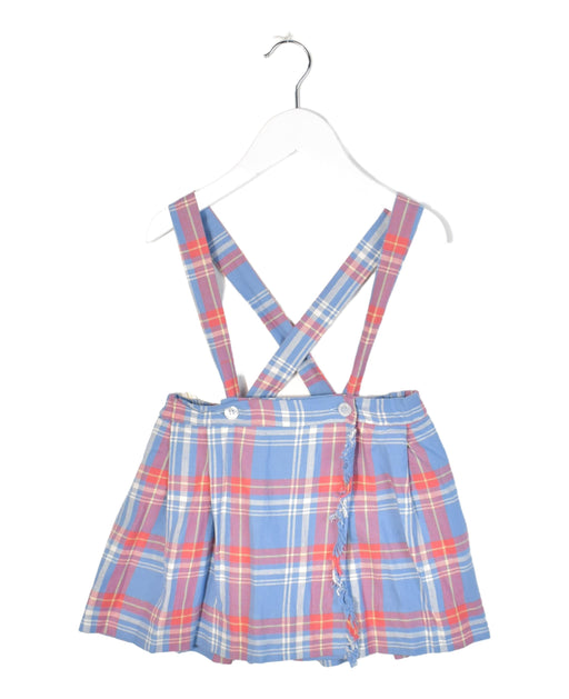 A Red Overall Dresses from Bella Bliss in size 2T for girl. (Front View)