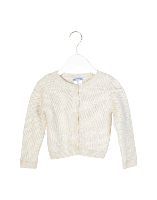 A Ivory Cardigans from Jacadi in size 3T for girl. (Front View)