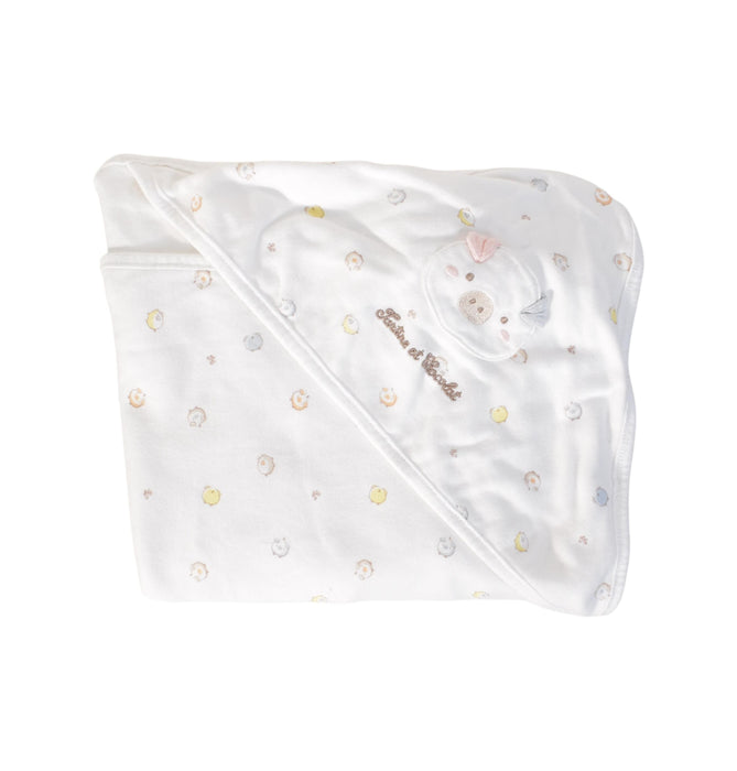 A White Towels from Tartine et Chocolat in size O/S for neutral. (Front View)