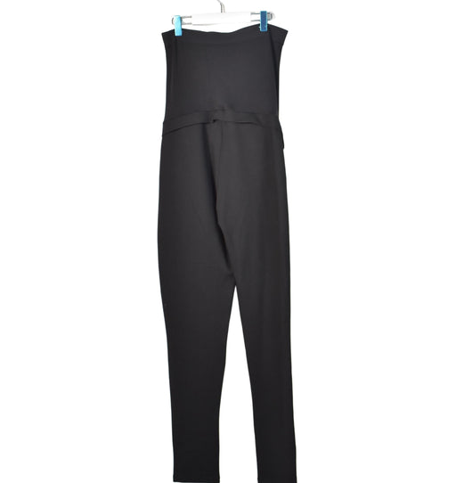 A Black Leggings from Seraphine in size L for maternity. (Front View)