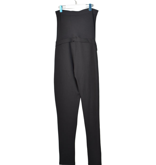 A Black Leggings from Seraphine in size L for maternity. (Front View)