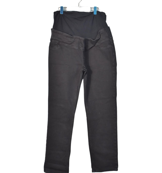 A Black Jeans from Isabella Oliver in size M for maternity. (Front View)
