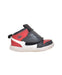 A Red Sneakers from Nike in size 4T for boy. (Back View)
