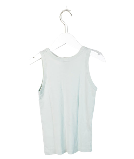 A Blue Sleeveless Tops from Petit Bateau in size 6T for neutral. (Front View)