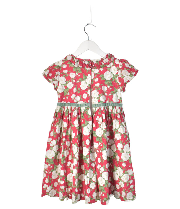 A Pink Short Sleeve Dresses from Lily Rose in size 5T for girl. (Back View)