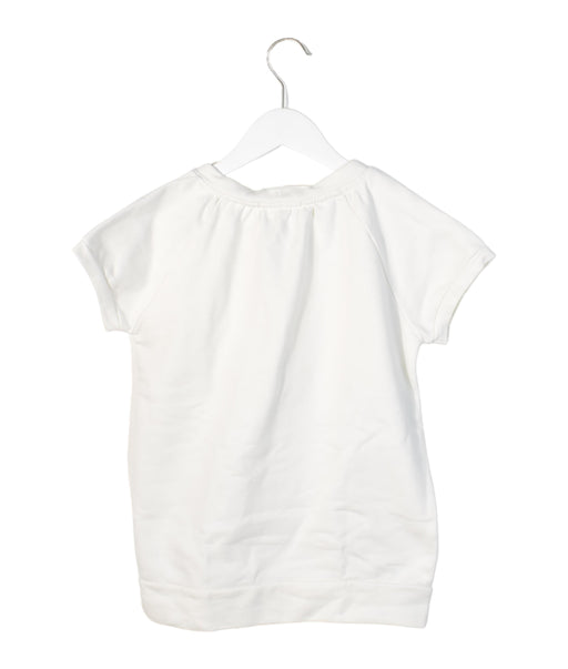 A White Short Sleeve Tops from Bonpoint in size 12Y for girl. (Front View)
