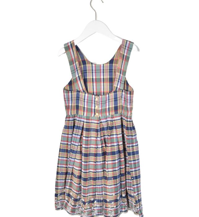 A Multicolour Sleeveless Dresses from Ralph Lauren in size 6T for girl. (Back View)