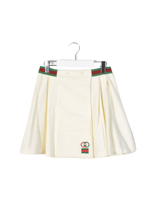 A Ivory Mid Skirts from Gucci in size 10Y for girl. (Front View)