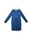 A Blue Long Sleeve Dresses from Spring in size M for maternity. (Back View)