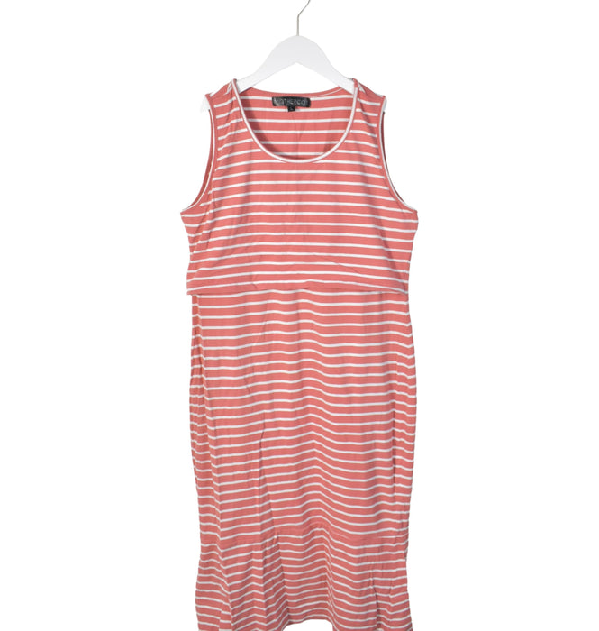 A Multicolour Sleeveless Dresses from Mothercot in size L for maternity. (Front View)