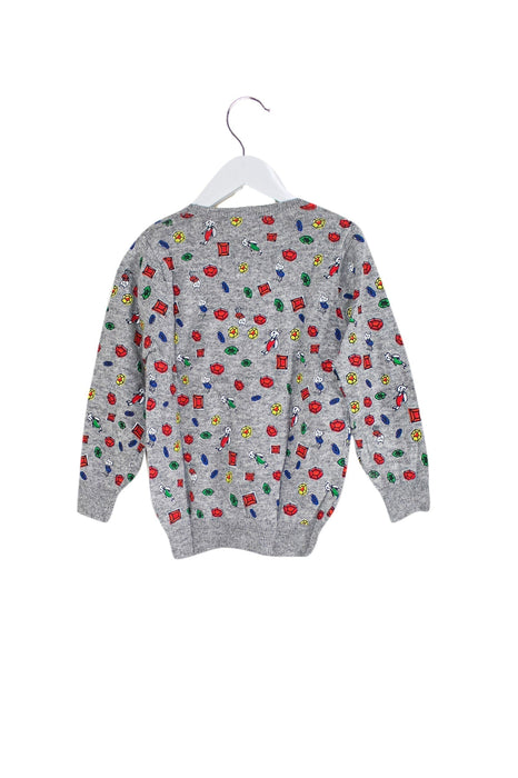 A Grey Knit Sweaters from Lovie by Mary J in size 12Y for girl. (Back View)