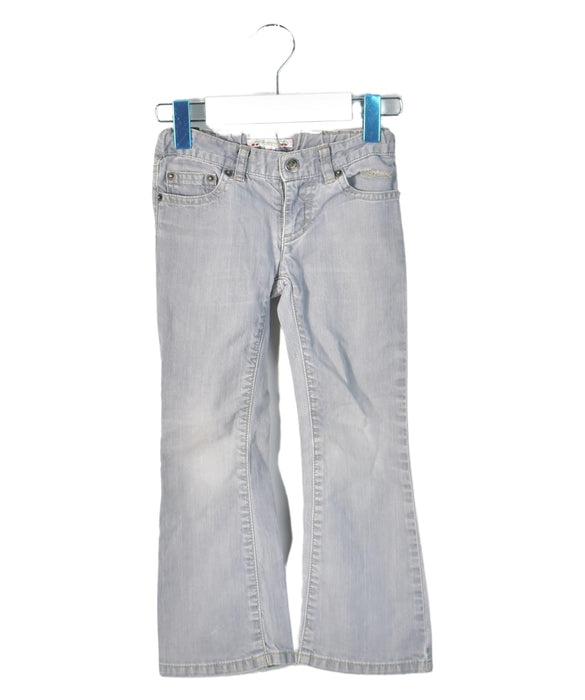 A Grey Jeans from Bonpoint in size 4T for girl. (Front View)
